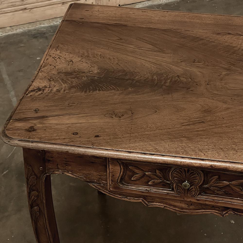 18th Century Country French Walnut End Table For Sale 2