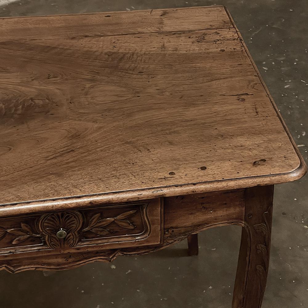 18th Century Country French Walnut End Table For Sale 3