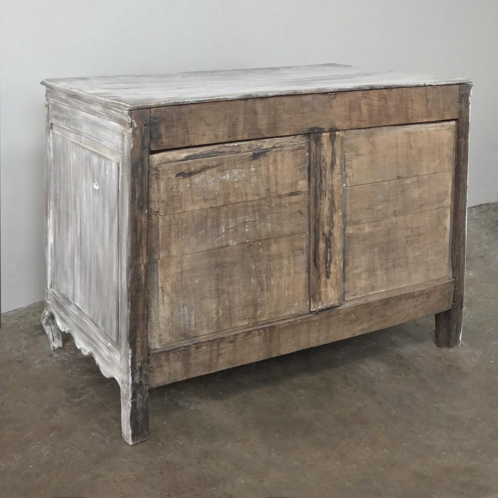 18th Century Country French Whitewashed Commode For Sale 6