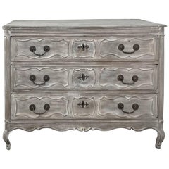 Used 18th Century Country French Whitewashed Commode