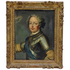 18th Century Court Portrait of a Young Louis XV