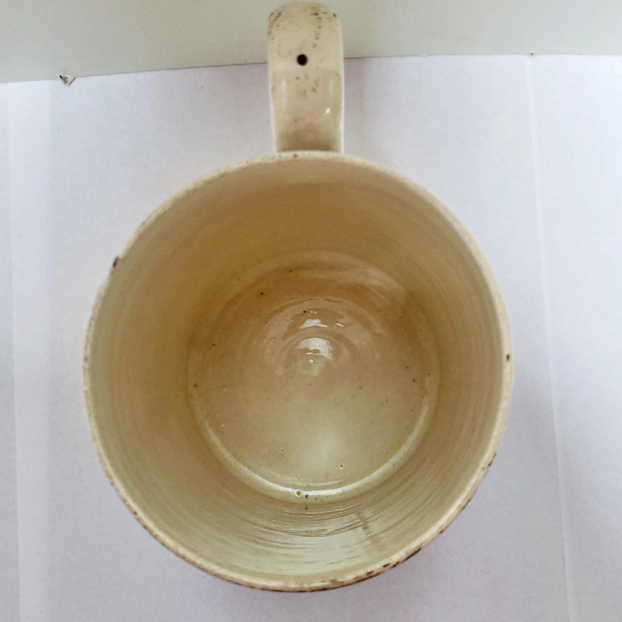 Pottery 18th Century Creamware Liverpool-Type Mug