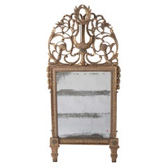 18th Century Crested Mirror