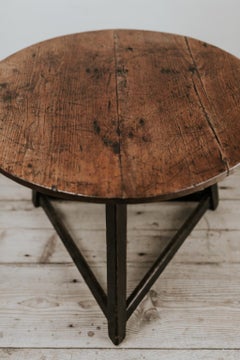 18th Century Cricket Table Beautiful Oakwood Top