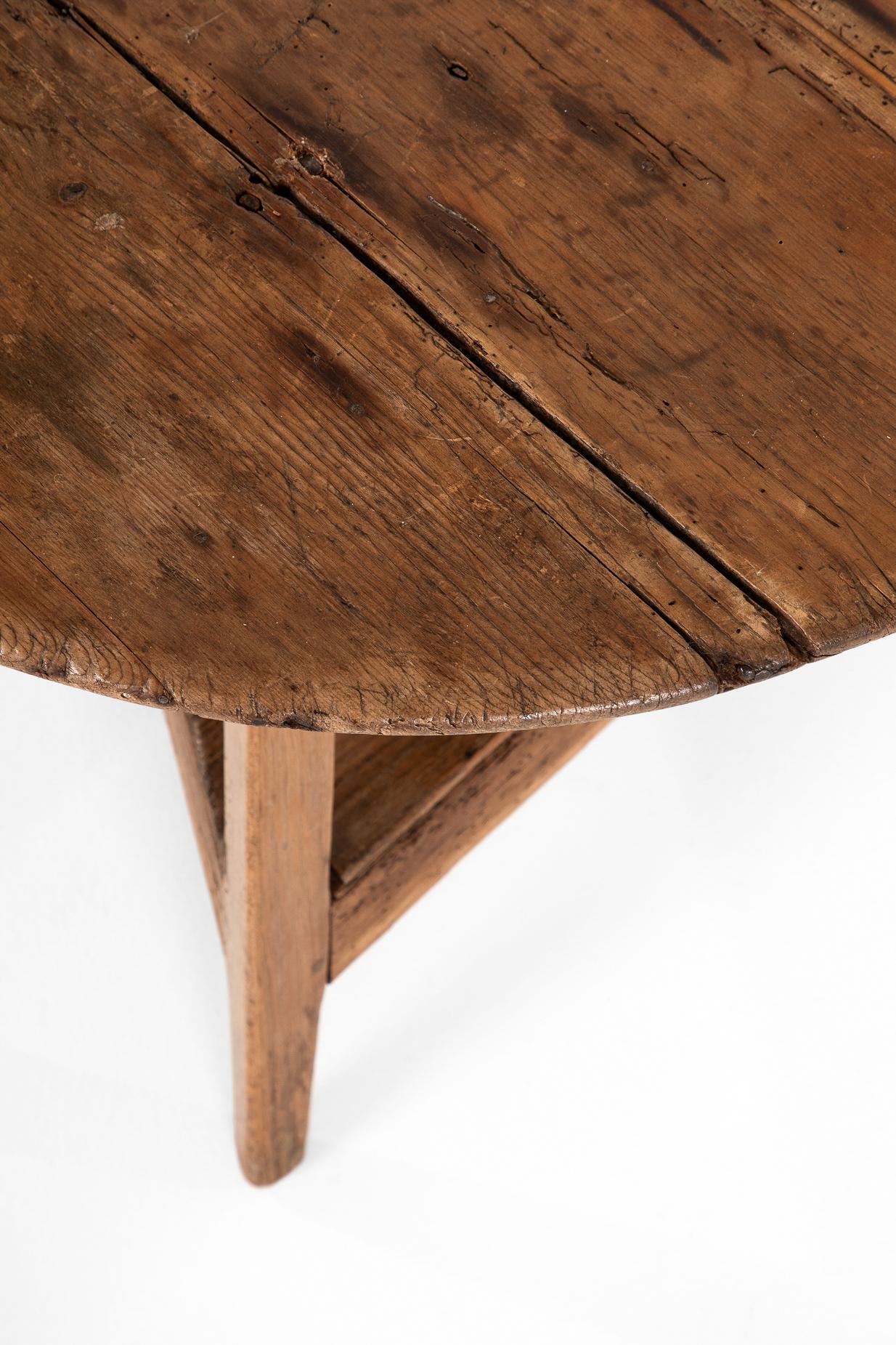 Hand-Crafted 18th Century Cricket Table