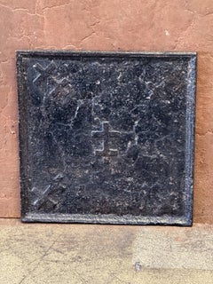 18th Century 'Cross of Loraine' Fireback / Backsplash, France, Louis XIV Period