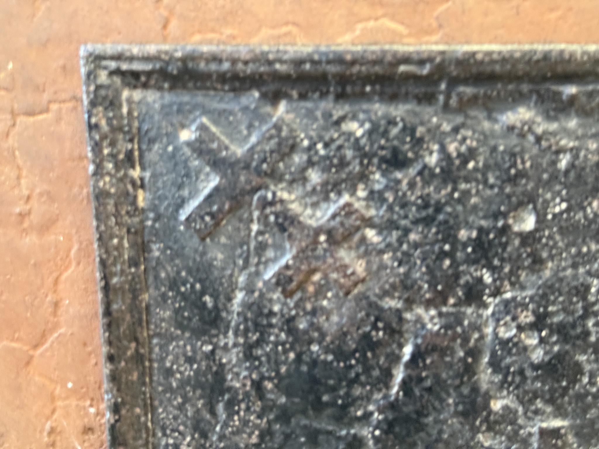 18th Century 'Cross of Loraine' Fireback / Backsplash, France, Louis XIV Period In Good Condition For Sale In Amerongen, Amerongen