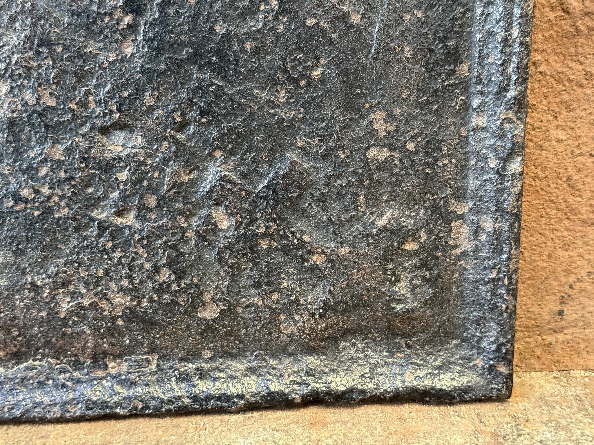 Iron 18th Century 'Cross of Loraine' Fireback / Backsplash, France, Louis XIV Period For Sale
