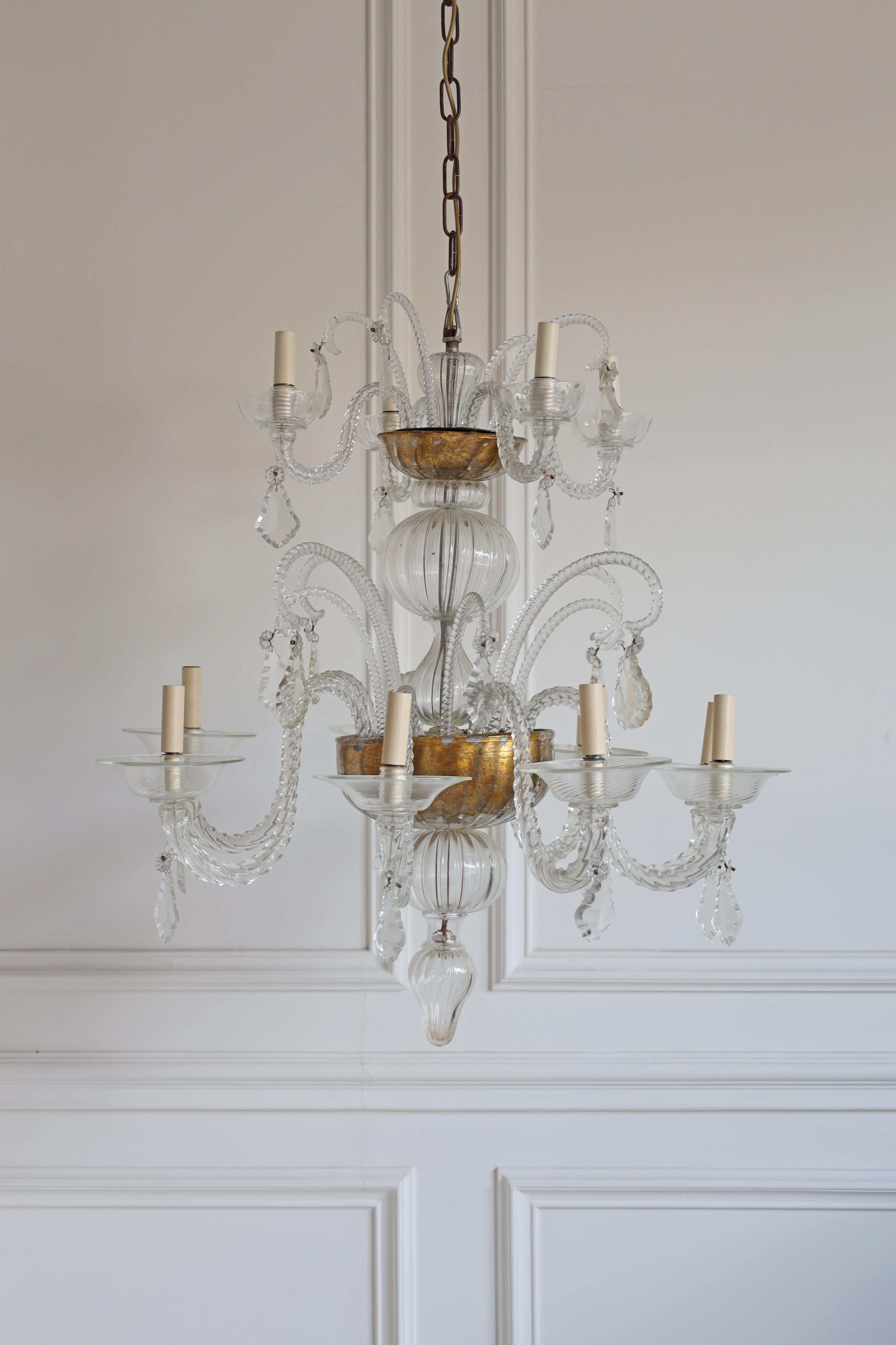 18th Century Crystal Belgian Liègeois Chandelier  In Good Condition For Sale In London, GB