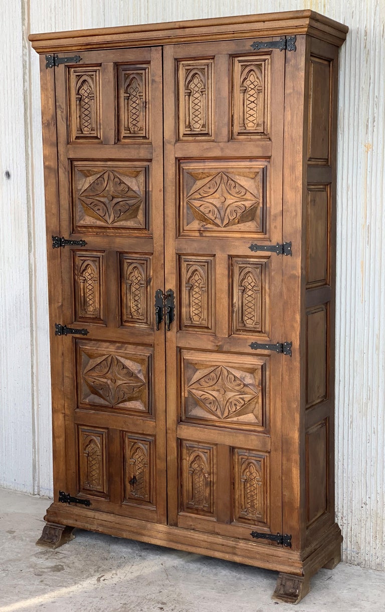 18th Century Cupboard Or Cabinet Walnut Castillian Influence