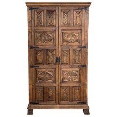 18th Century Cupboard or Cabinet, Walnut, Castillian Influence, Spain, Restored