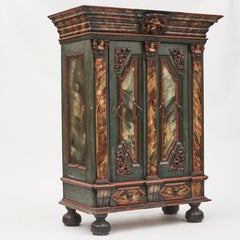 18th Century Danish Baroque Cabinet