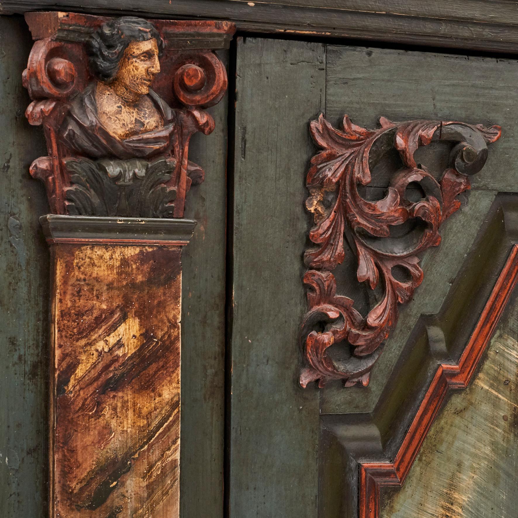 18th Century Danish Baroque Cabinet For Sale 2