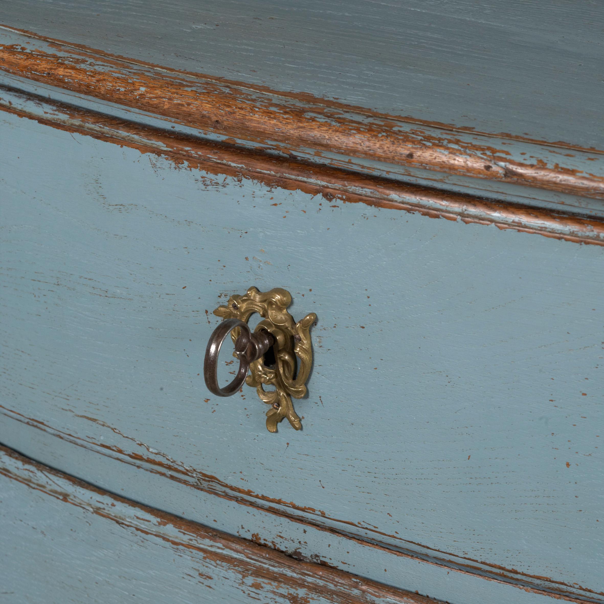 18th Century Danish Baroque Chest of Drawers In Good Condition In Kastrup, DK