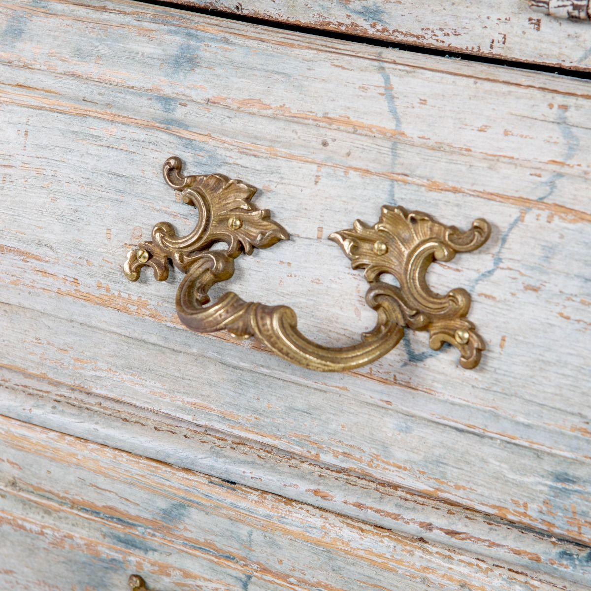 Scrivania barocca danese del 18° secolo in finto marmo in vendita 9