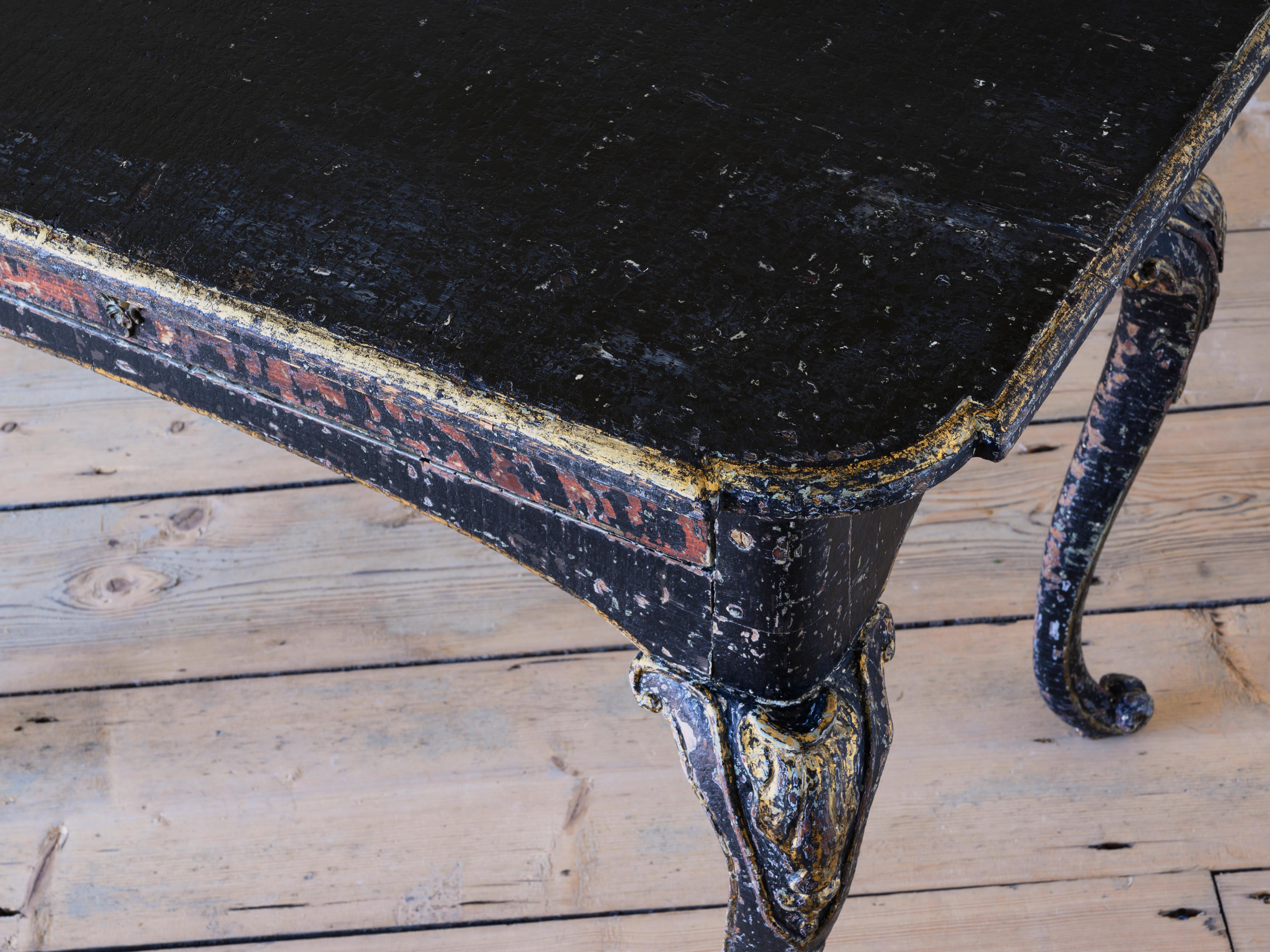 18th Century Danish Baroque Table 3