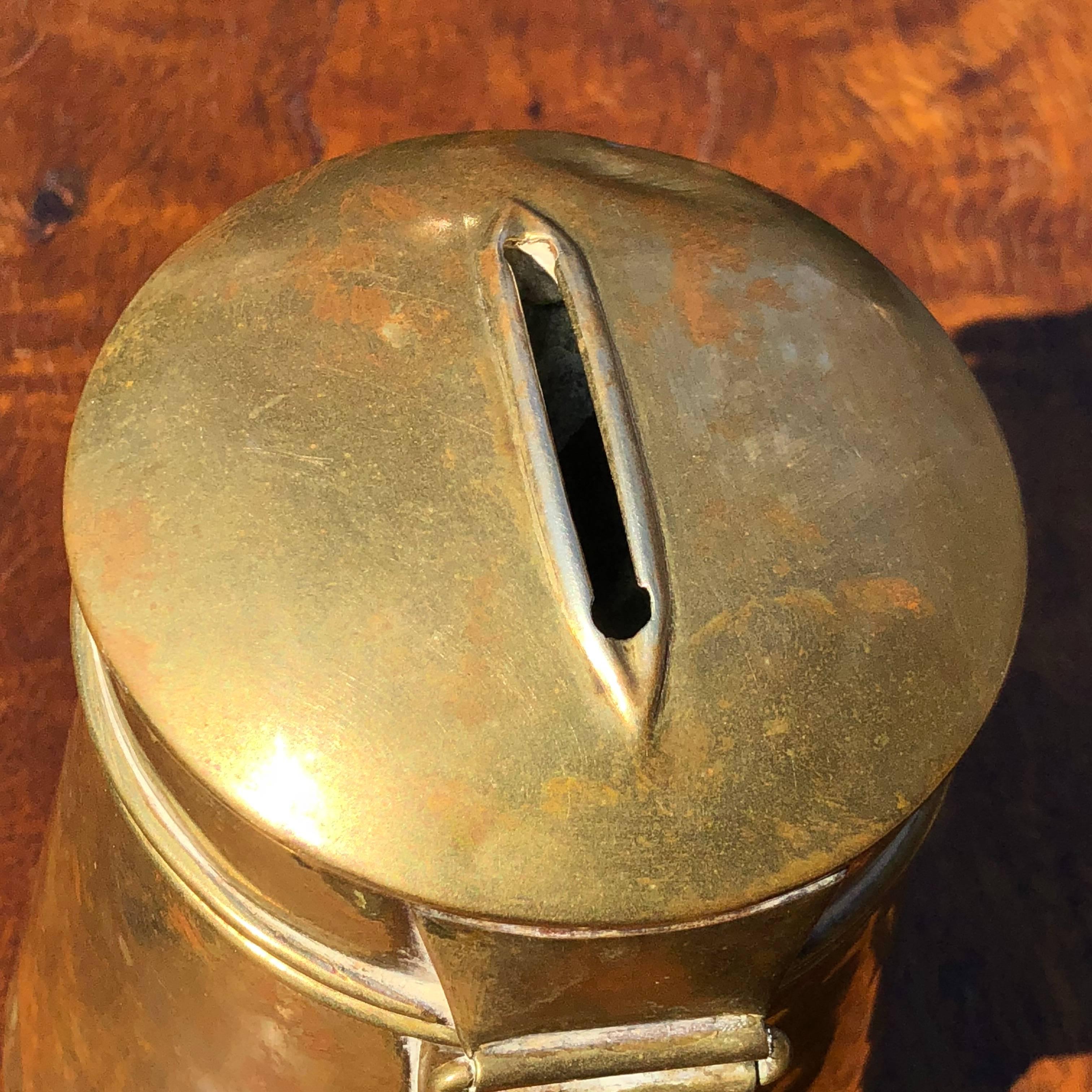 18th Century Danish Brass or Money Box 2