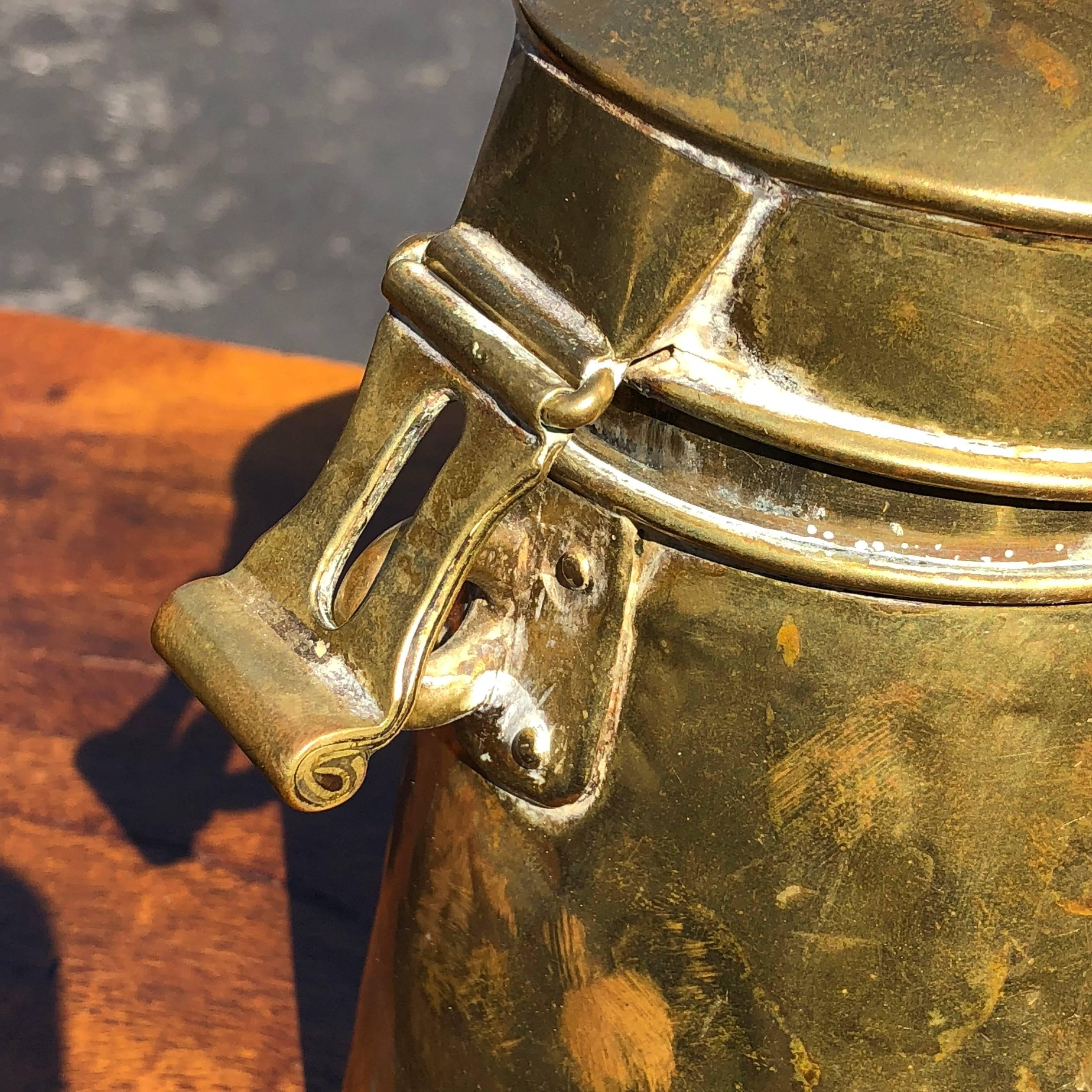 18th Century Danish Brass or Money Box 3