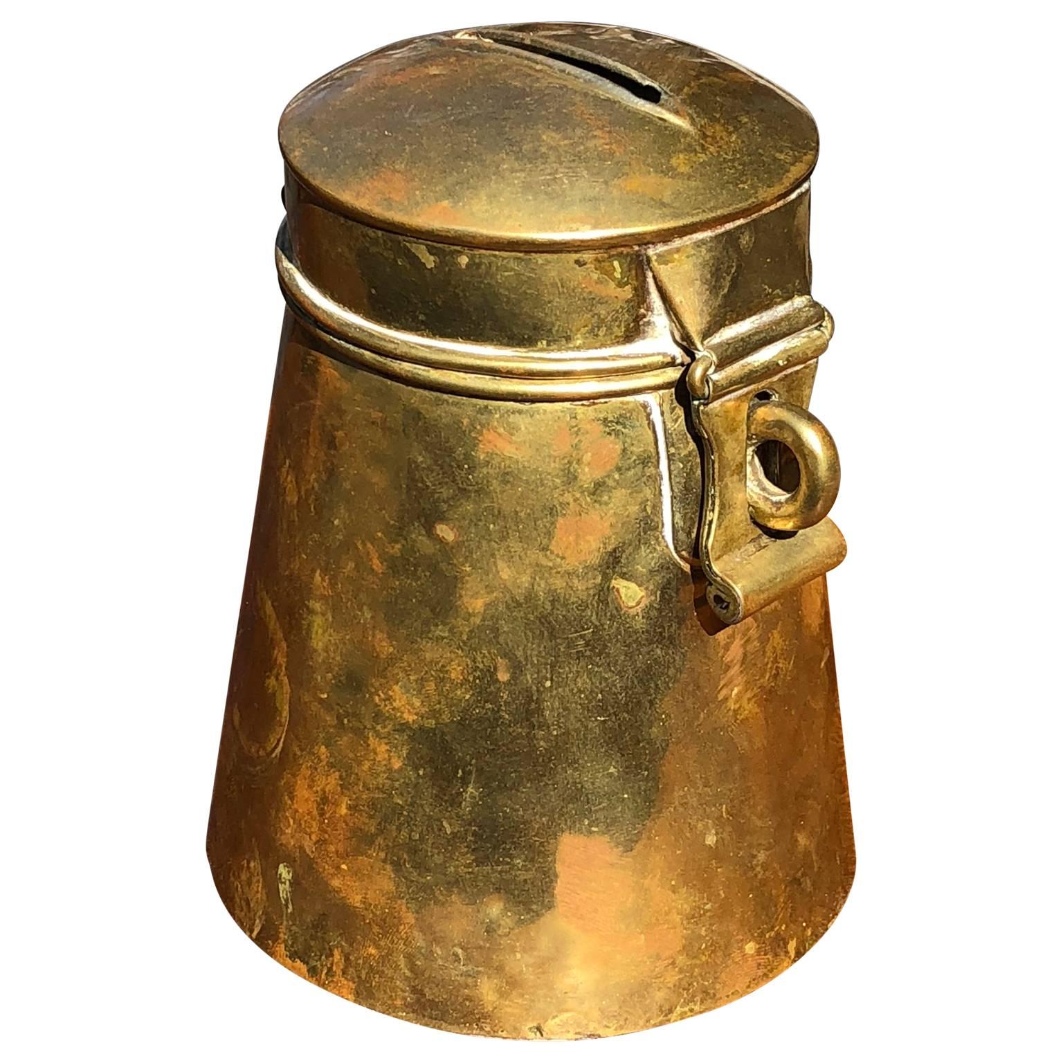 18th Century Danish Brass or Money Box