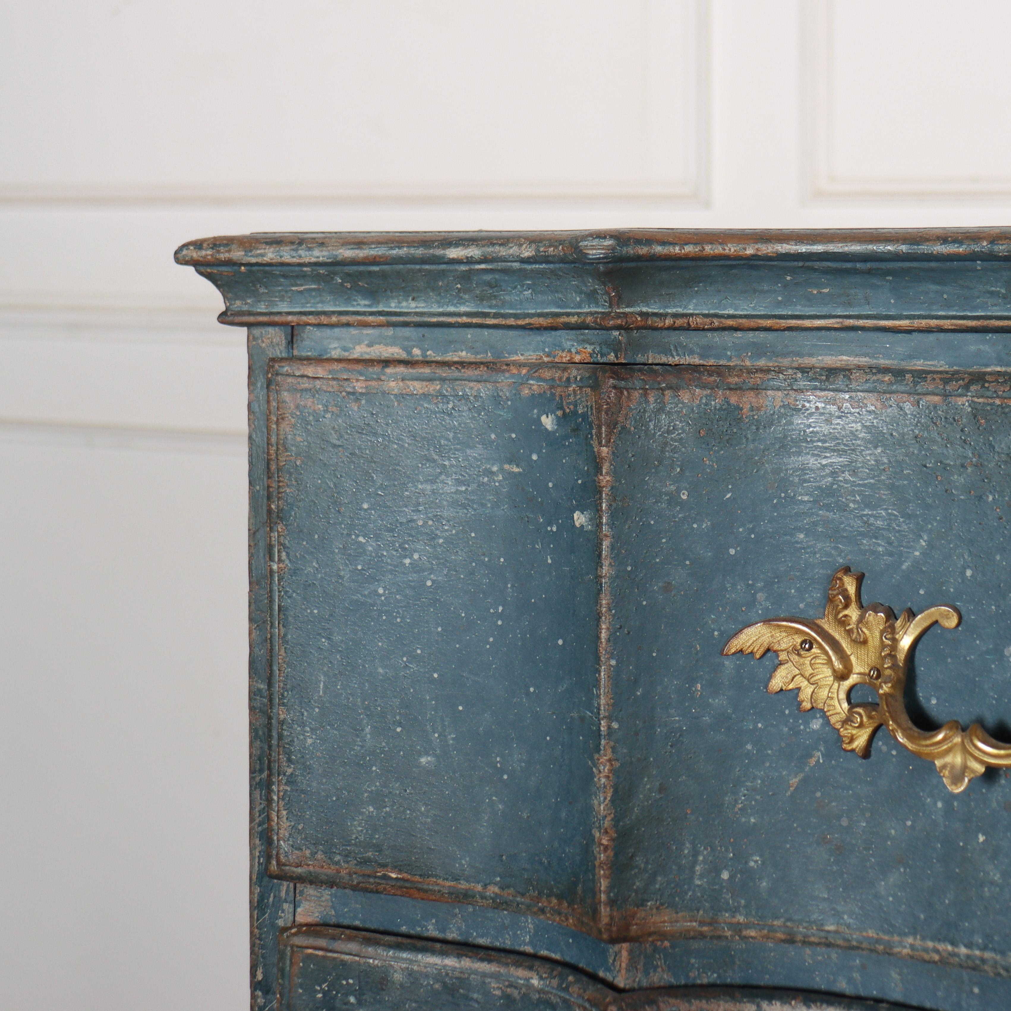 Oak 18th Century Danish Chest of Drawers For Sale