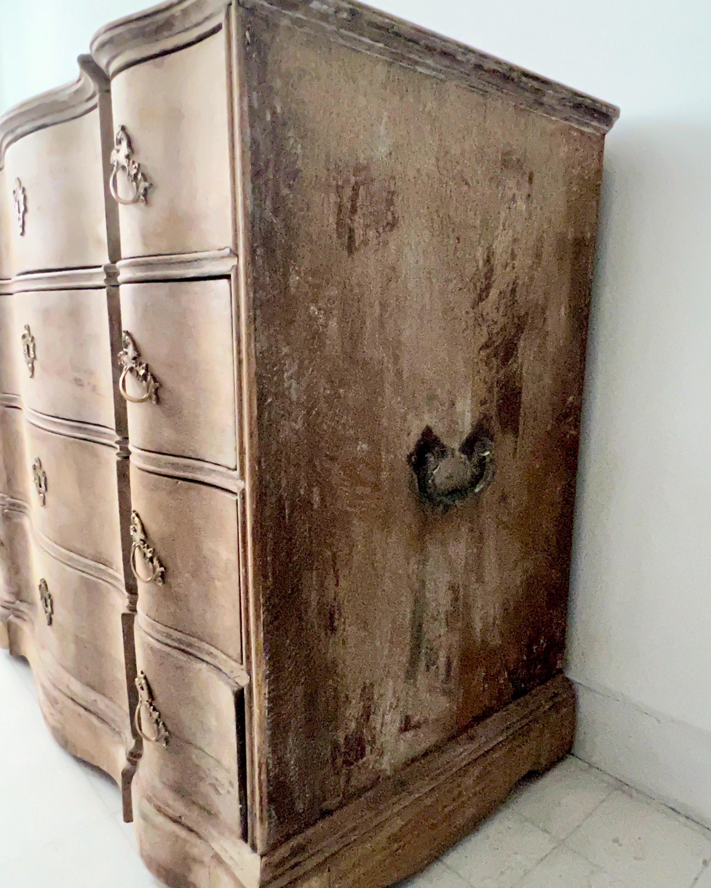 Bronze 18th Century Danish Chest of Drawers For Sale