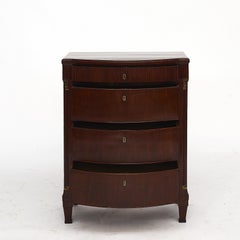 18th Century Danish Louis XVI Mahogany Chest of Drawers