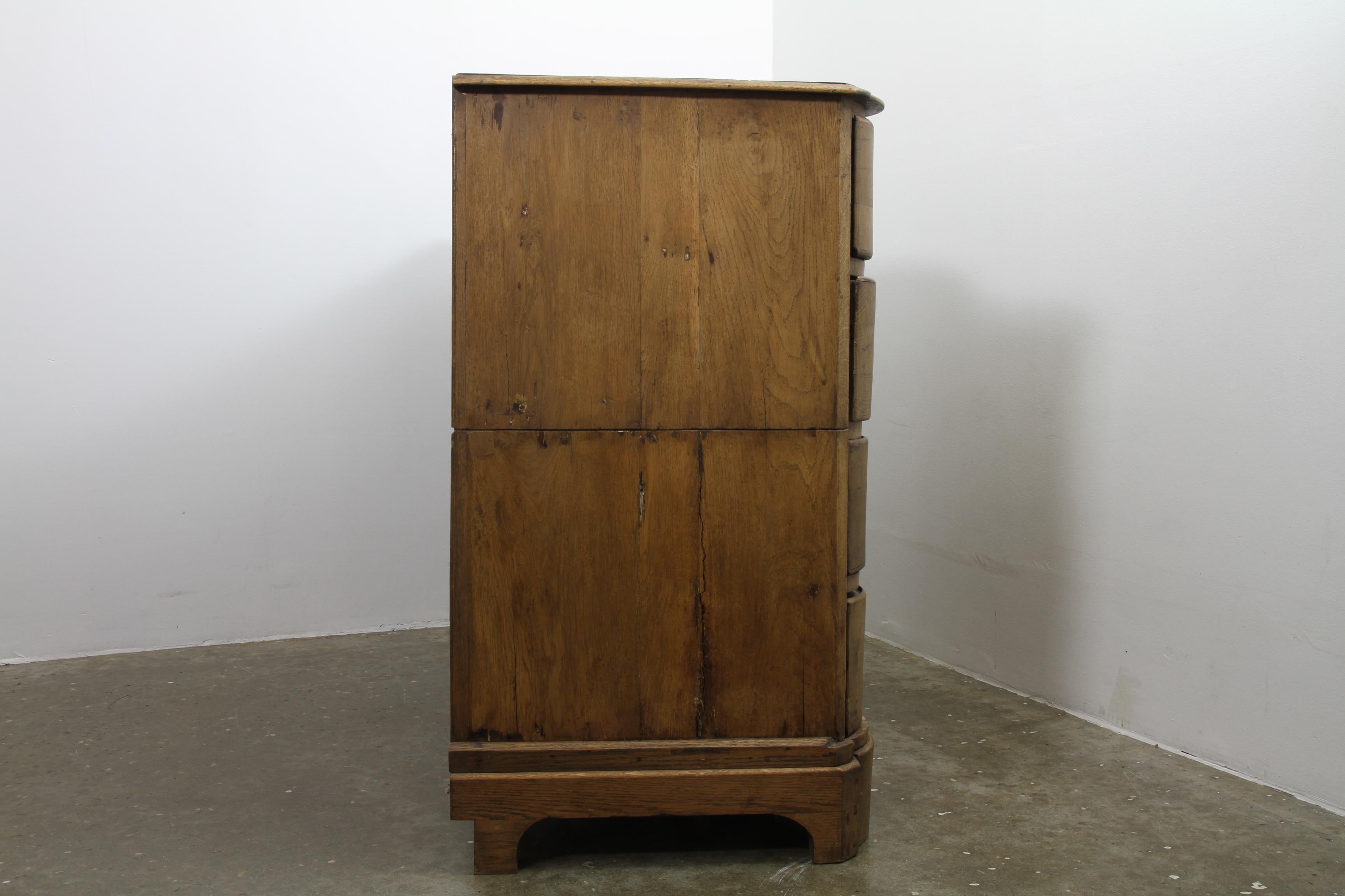 18th Century Danish Oak Chest of Drawers 8