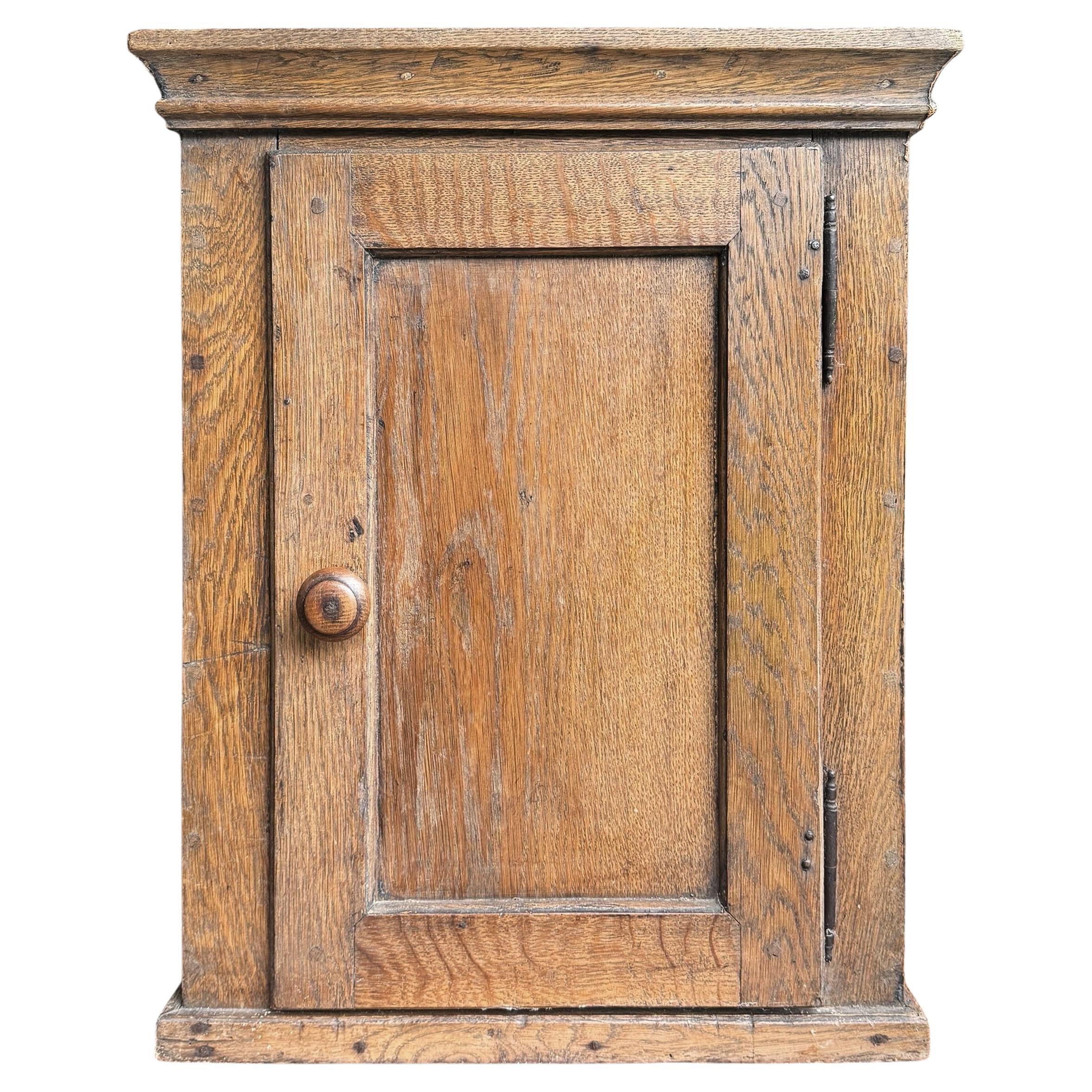 18th Century Danish Oak Kitchen Cupboard