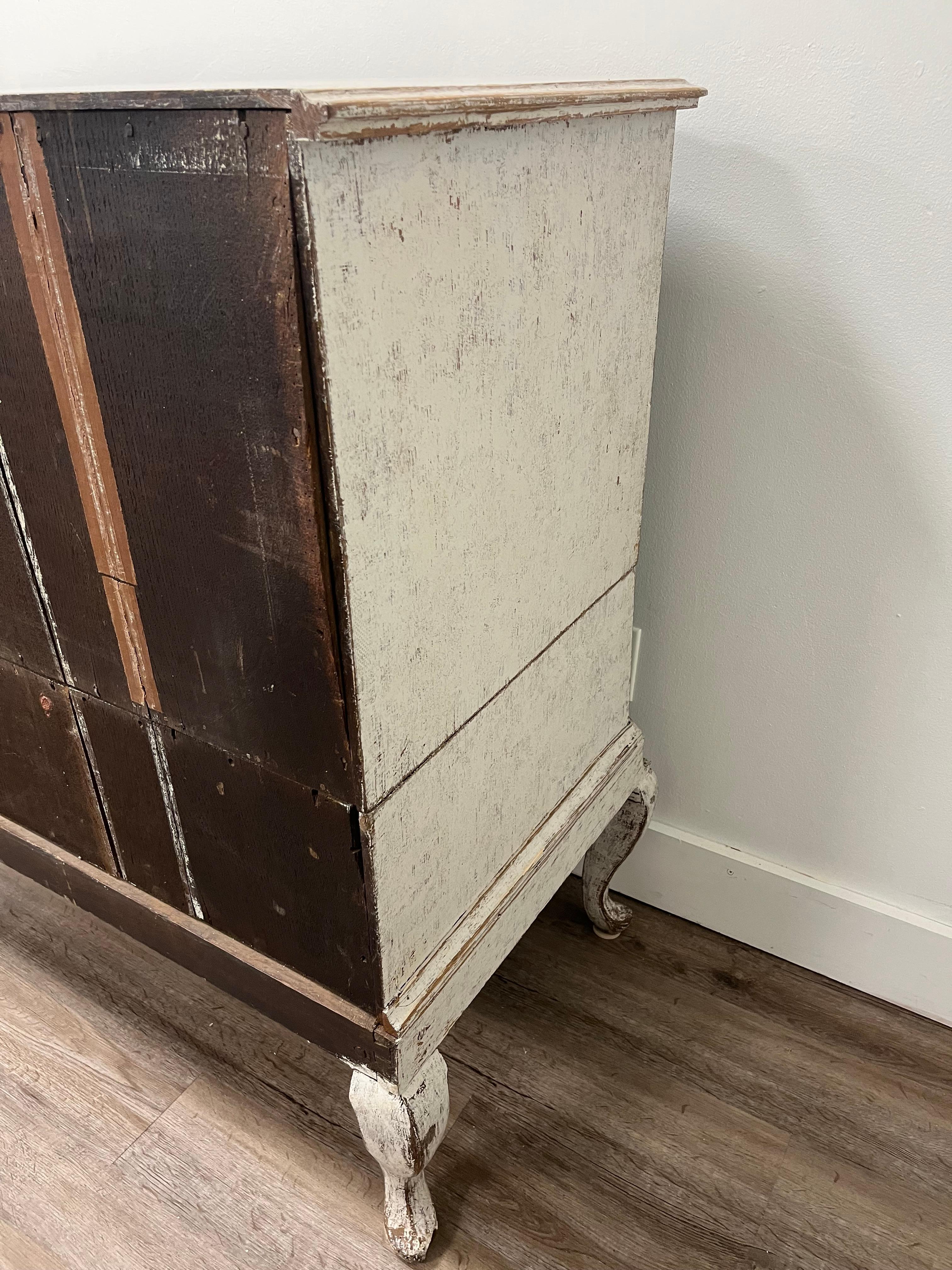 18th Century Danish Rococo Chest on Chest For Sale 7