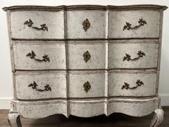 18th Century Danish Rococo Chest on Chest
