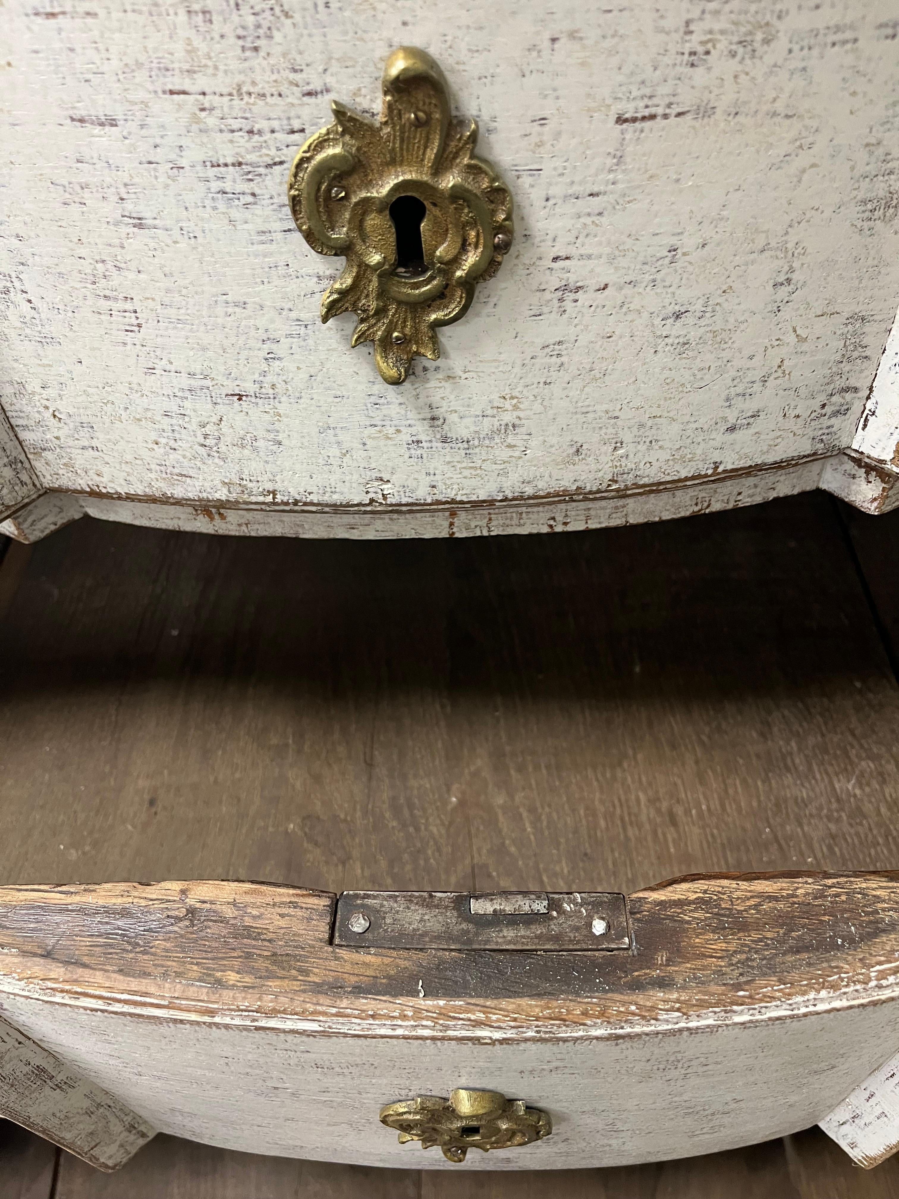 18th Century Danish Rococo Chest on Chest For Sale 3