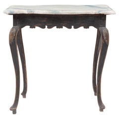 18th Century Danish Rococo Table with Candle Slides