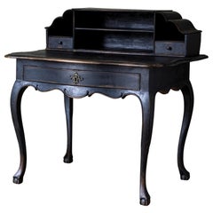 18th Century Danish Rococo Writing Desk