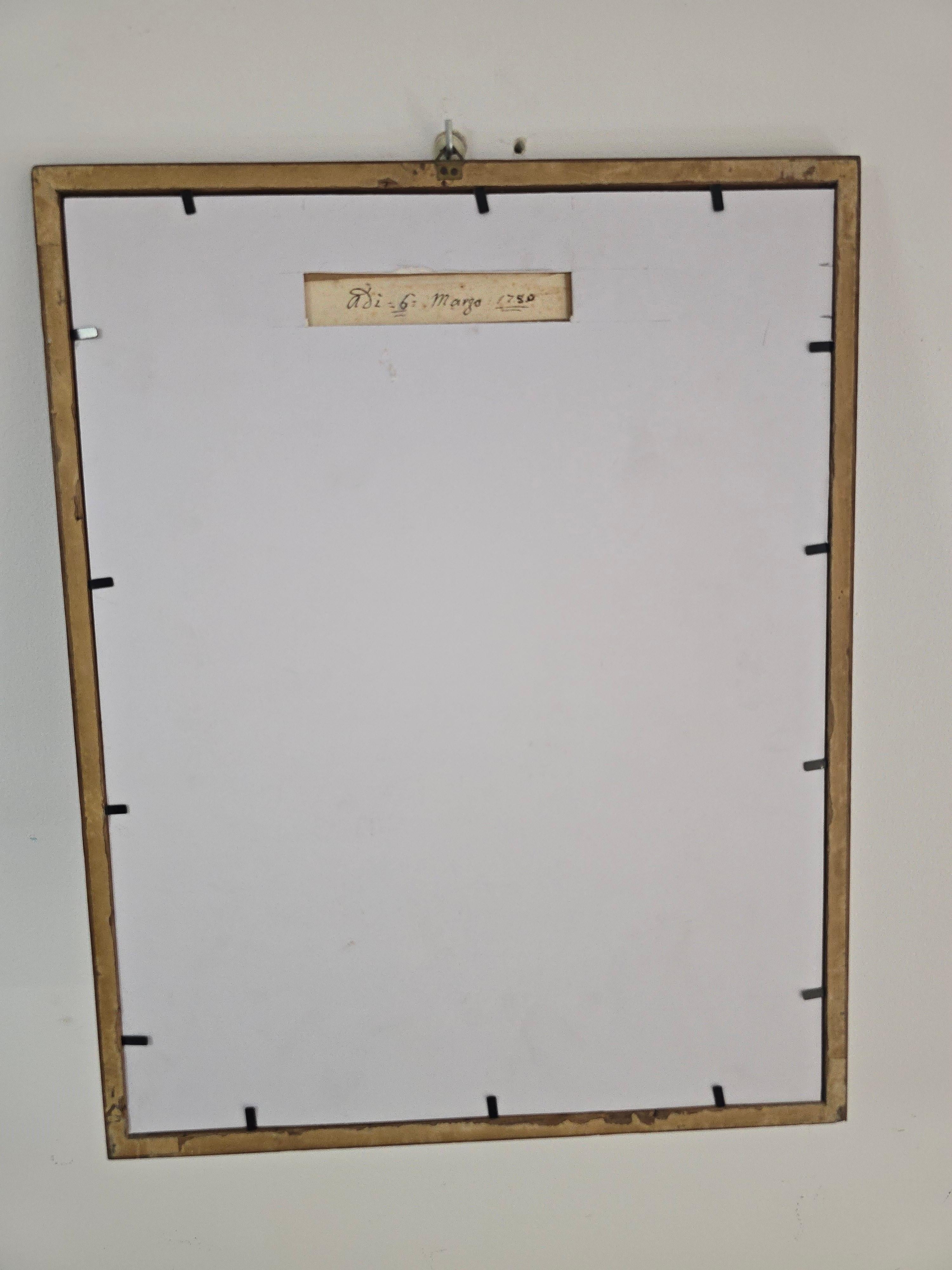 Disegno datato del XVIII secolo - Ritratto di una giovane donna (6 maggio 1780-70?) in vendita 11