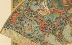 18th Century Decorative Fan and Ornament Designs – French Rococo Details, 1869
