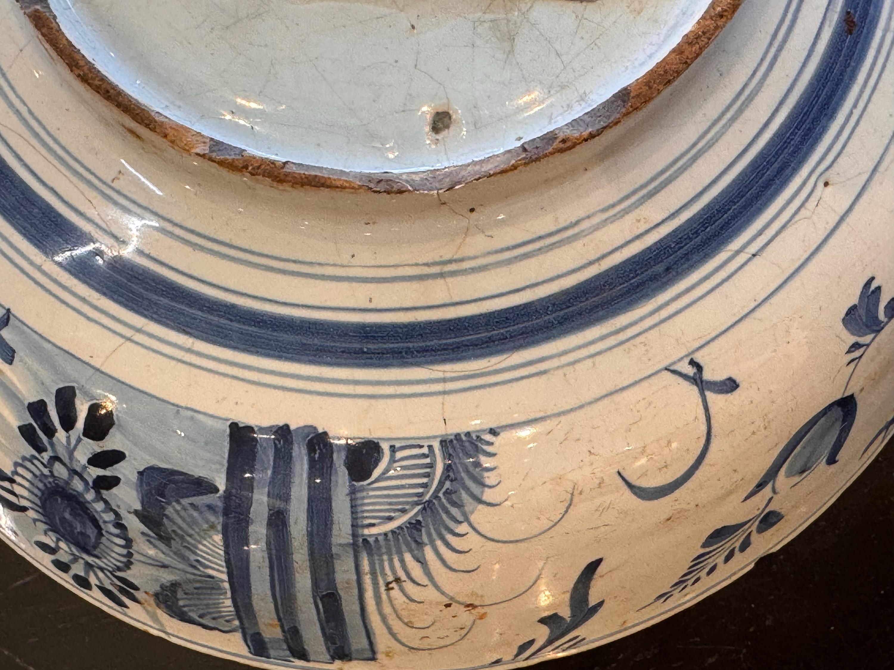 18th Century Delft Bowl For Sale 4