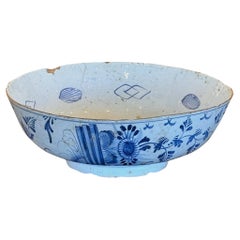Antique 18th Century Delft Bowl