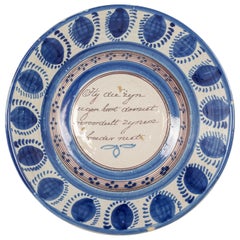 18th Century Delft Ceramic Bowl
