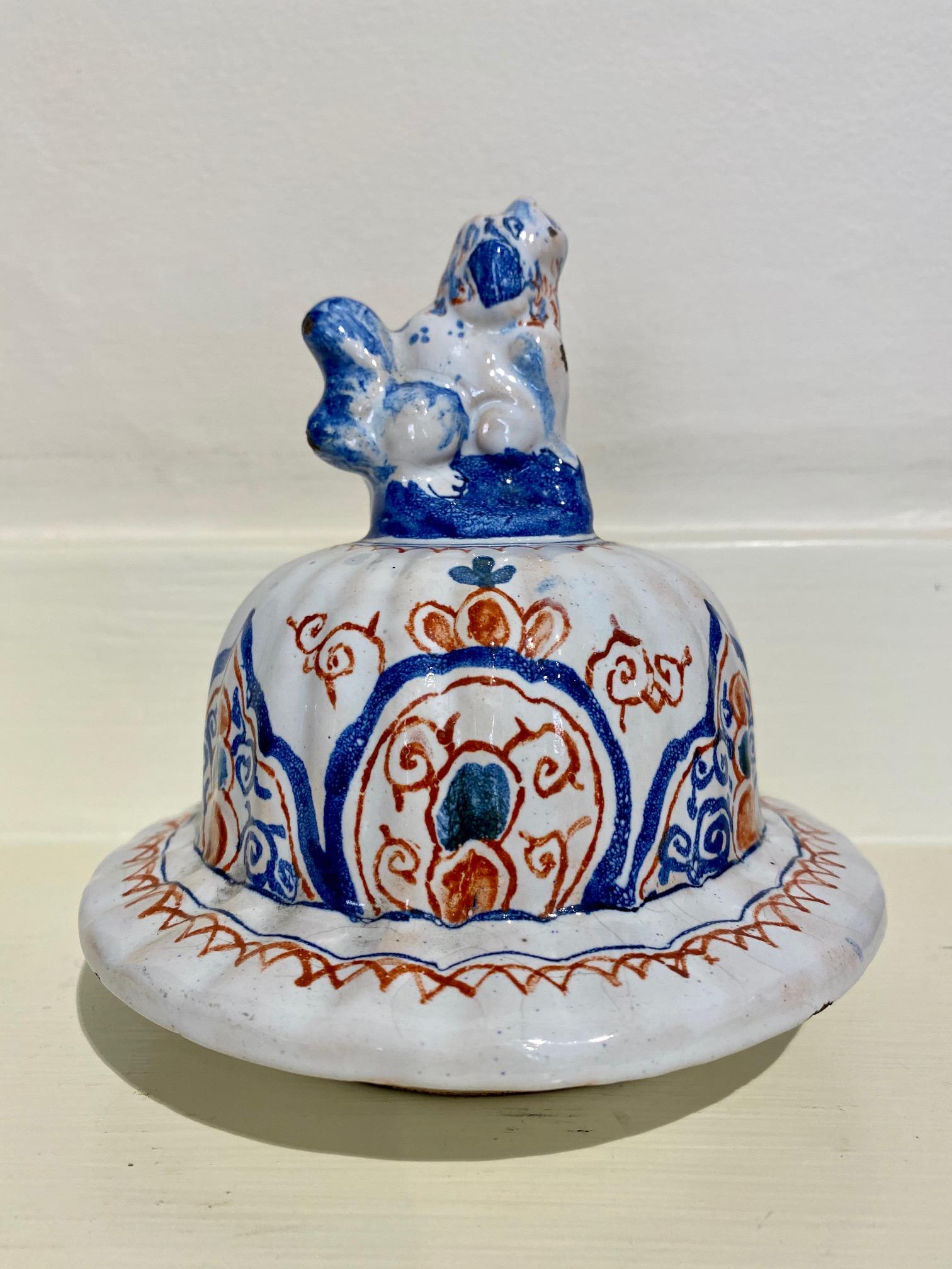 Dutch 18th Century Delft Covered Urn For Sale