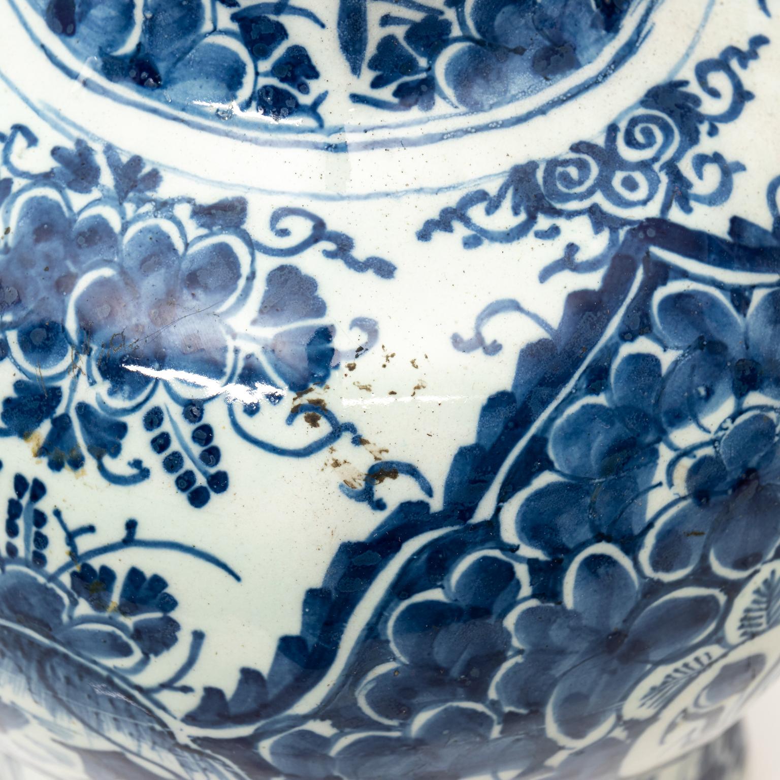 18th Century Delft Painted Vase 6