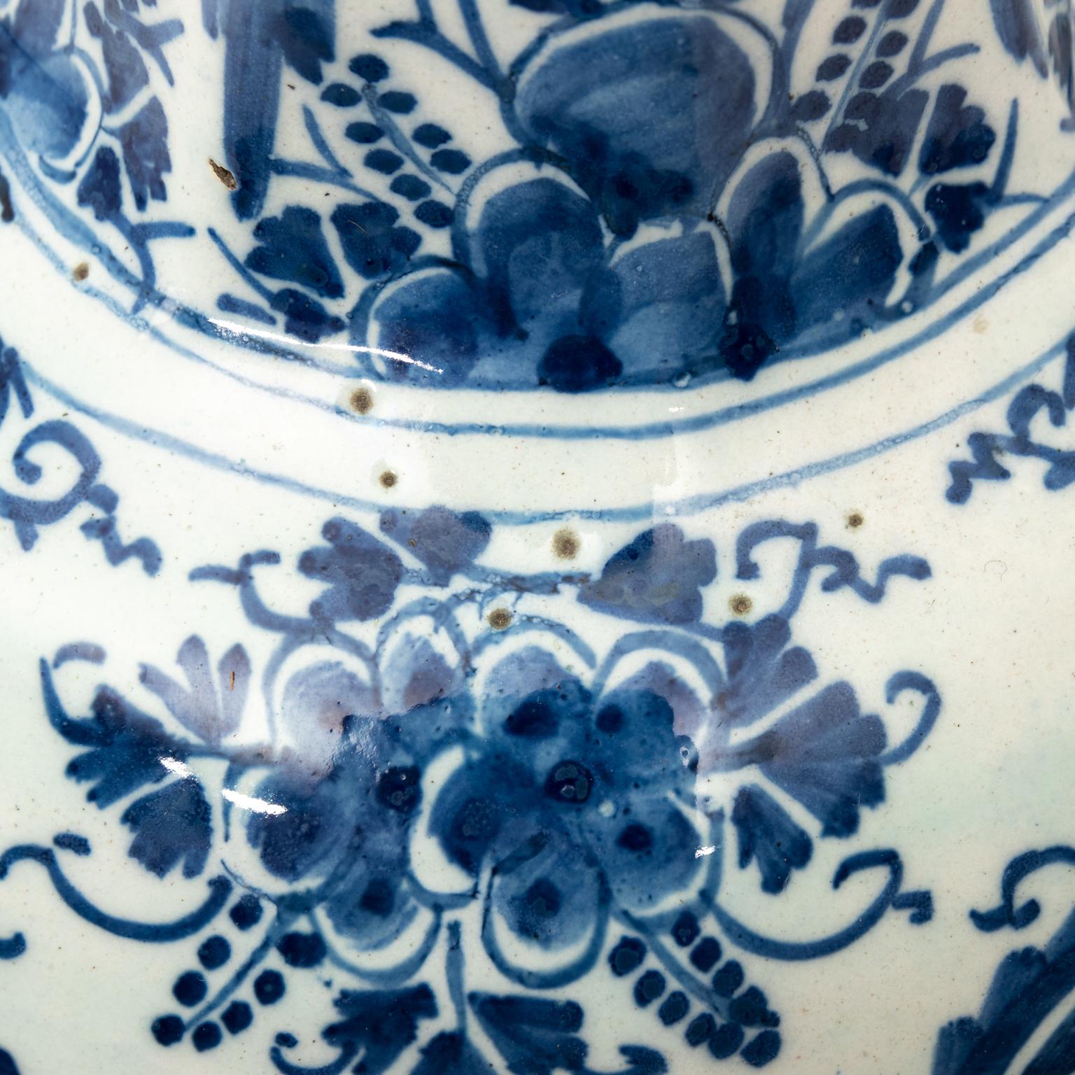 18th Century Delft Painted Vase 8