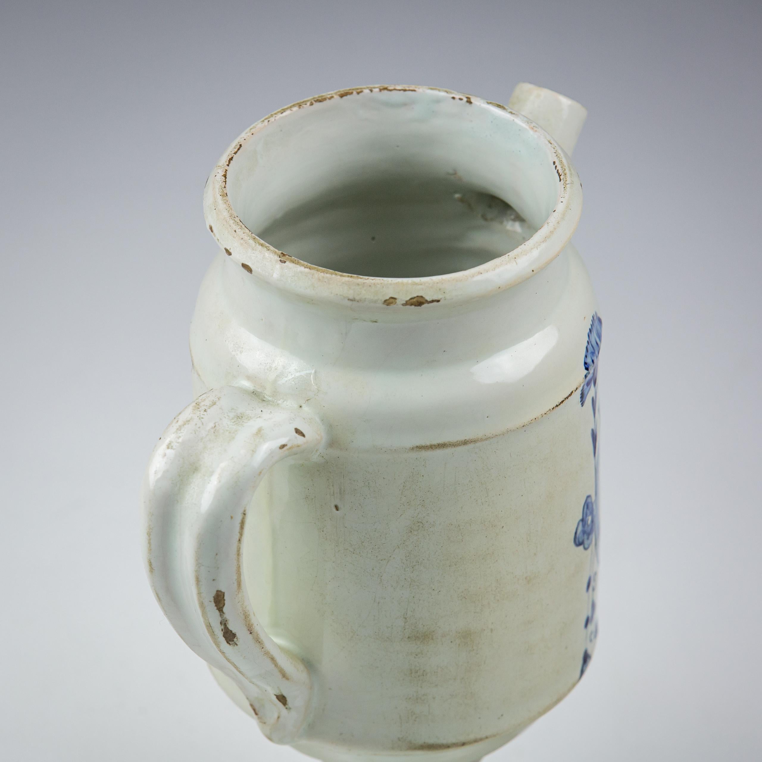Delfter JAR oder Albarello aus dem 18. Jahrhundert für A Sabiosa (Nassdroge) im Angebot 2