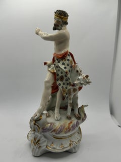 18th Century Derby Porcelain Figure Group of Pluto and Cerberus