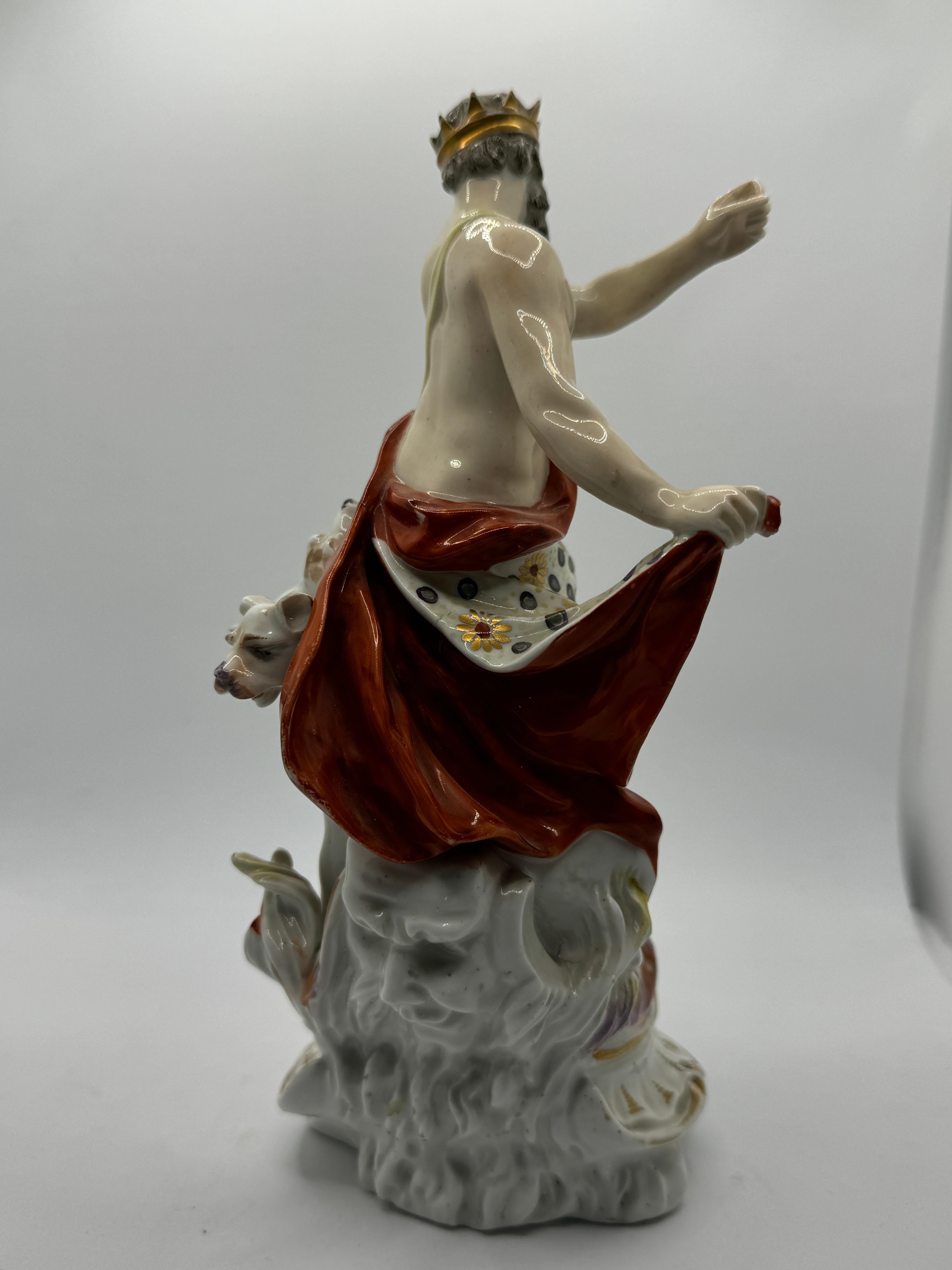 Grupo de figuras de Plutón y Cerbero de porcelana Derby del siglo XVIII Porcelana en venta