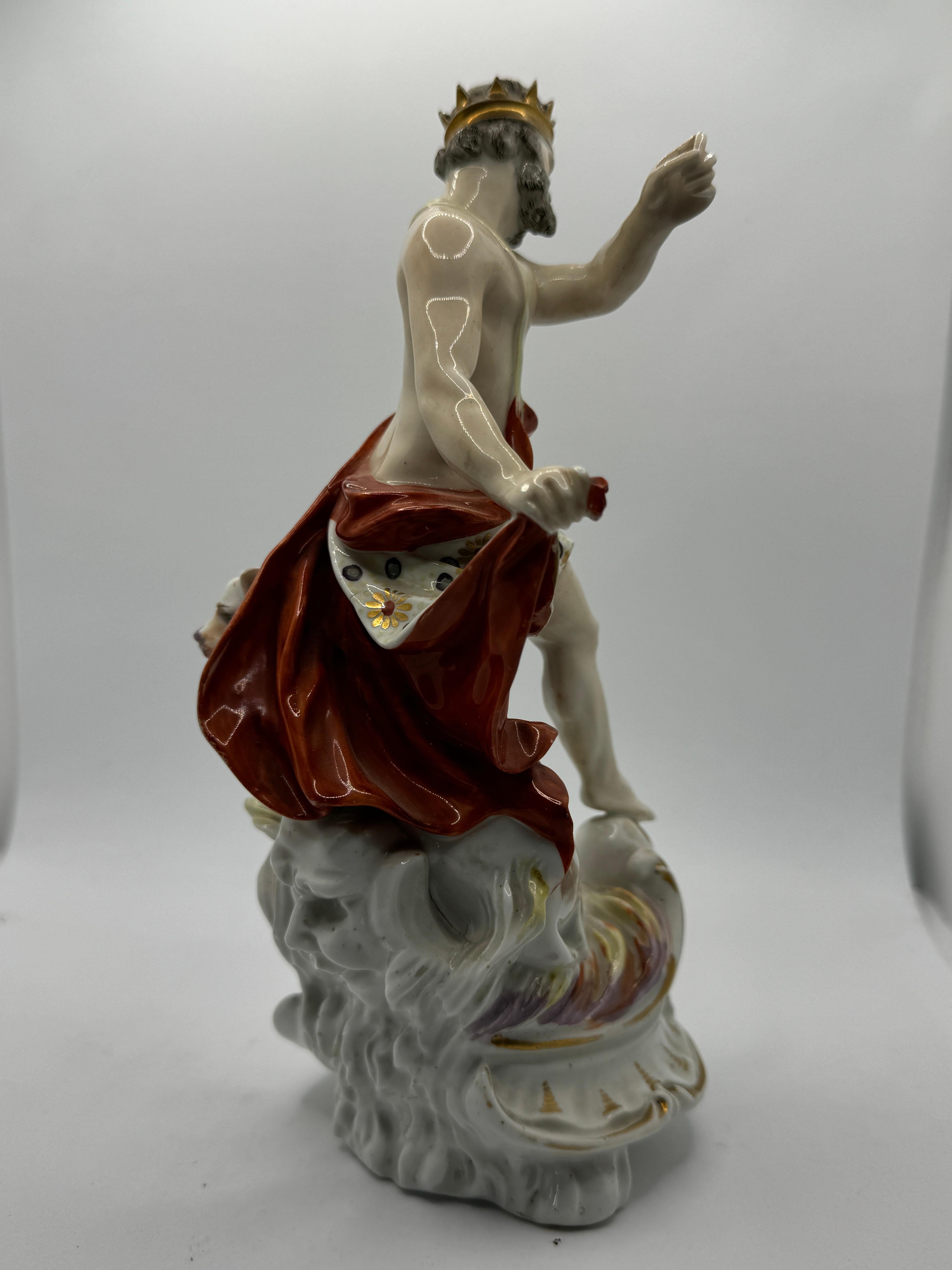 Grupo de figuras de Plutón y Cerbero de porcelana Derby del siglo XVIII en venta 1