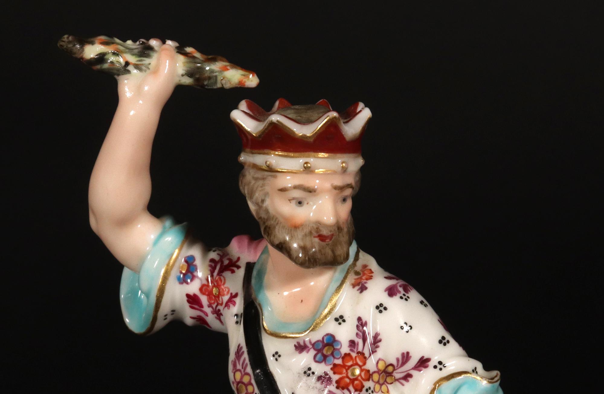 Porcelana Derby del siglo XVIII de Júpiter con águila en Bueno estado para la venta en Downingtown, PA