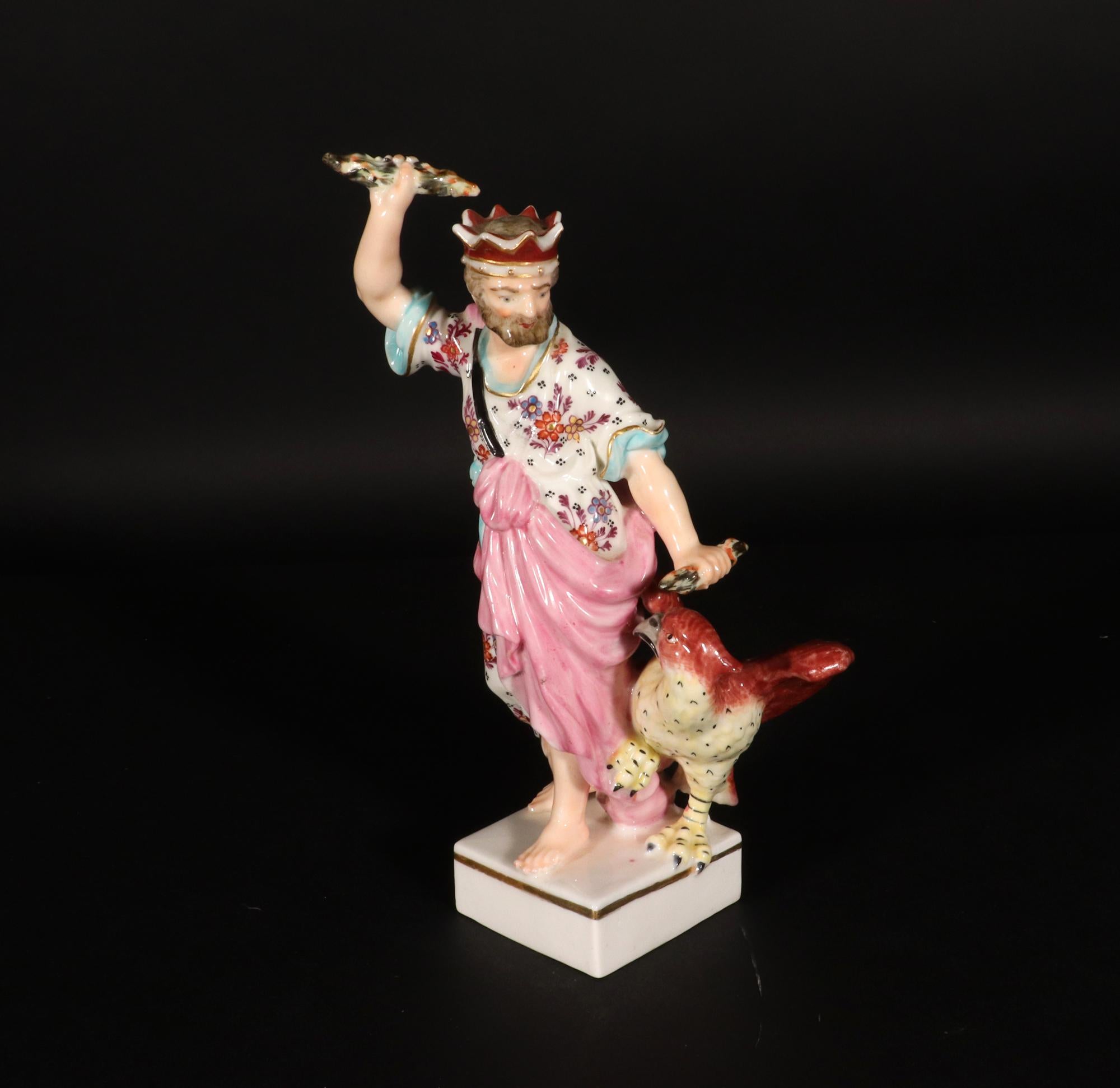 Porcelana Derby del siglo XVIII de Júpiter con águila finales del siglo XVIII en venta