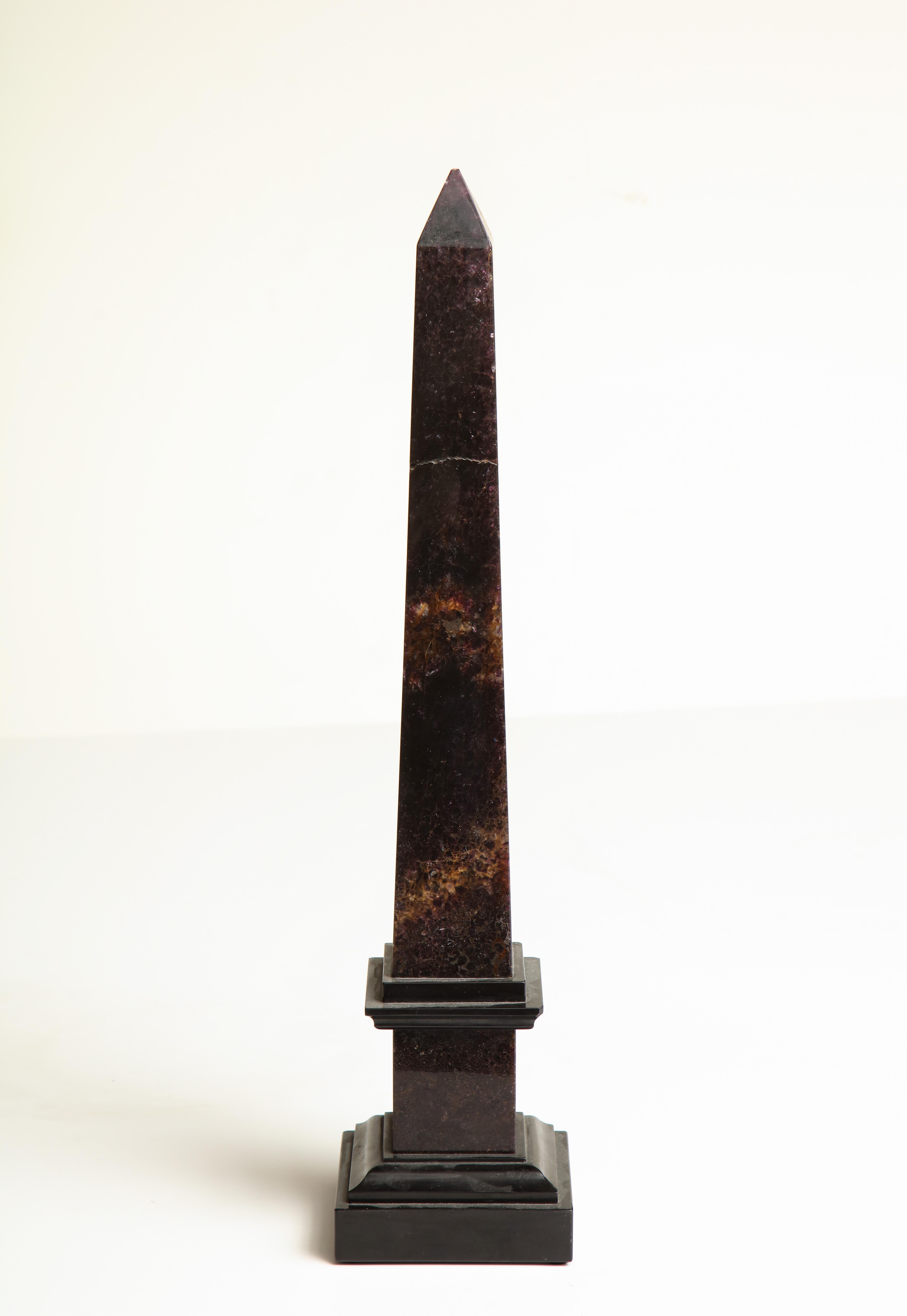 18th Century Derbyshire Spar Obelisk For Sale 5