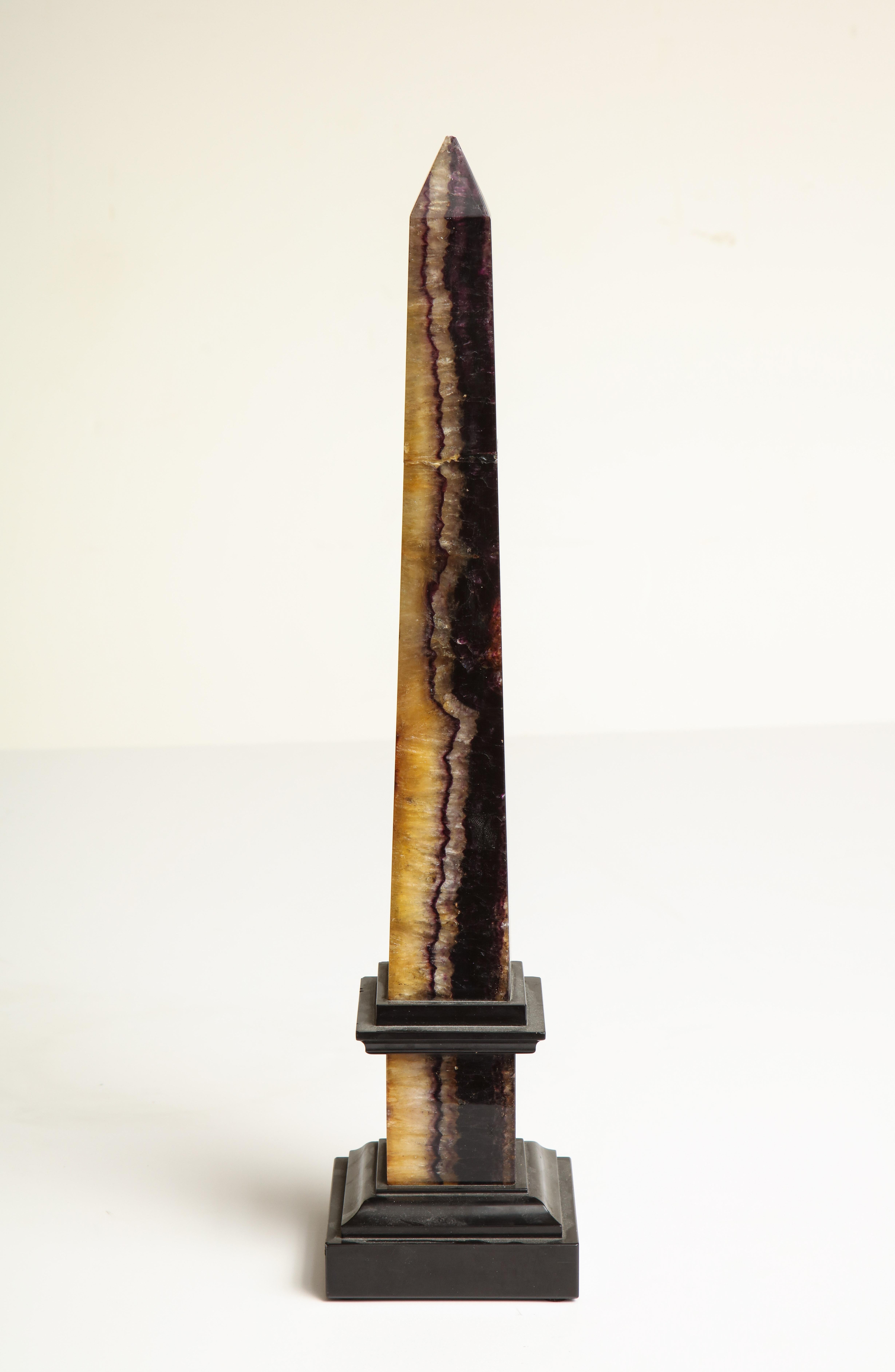 18th Century Derbyshire Spar Obelisk For Sale 2