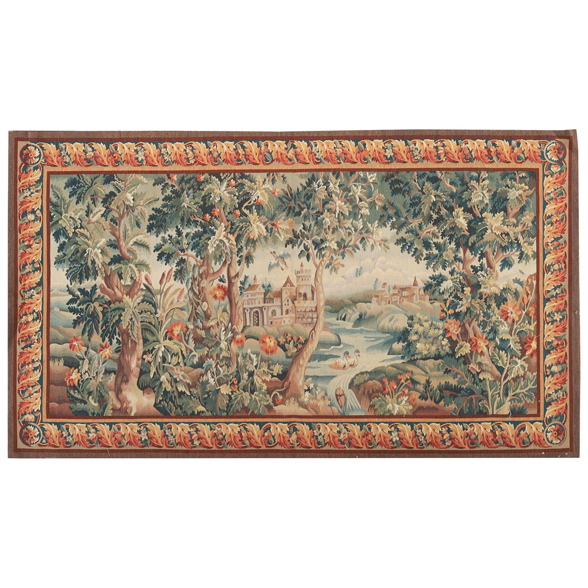 18th Century Design Verdure Tapestry Landscape